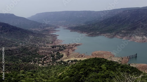 View of the river and mountains