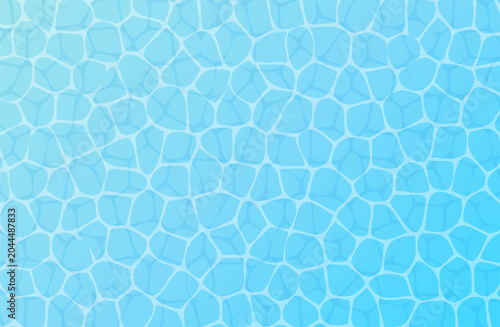 水面の背景　水色　青　海　イラスト