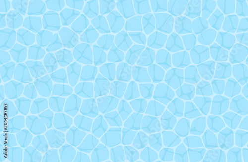 シンプルな水面の背景　海　イラスト