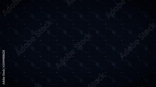Hexagonal grid pattern with interconnected lines forming a dynamic digital motion background for modern technology interface and data science visuals