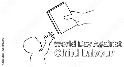 line drawing of hands exchanging a book minimalist style high quality