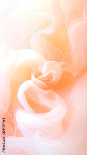 A swirling mix of orange, yellow, and white smoke