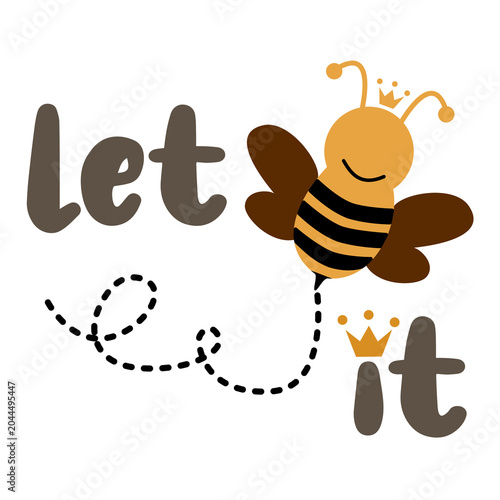 Bee and Honey Sticker