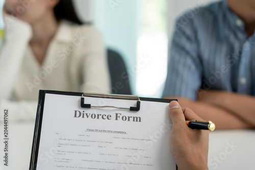 Billede på lærred Quarrel, Divorce