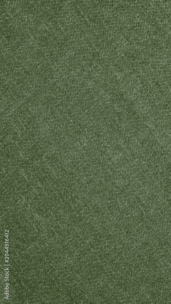 Fototapeta premium Olive green woven fabric texture background mobile wallpaper