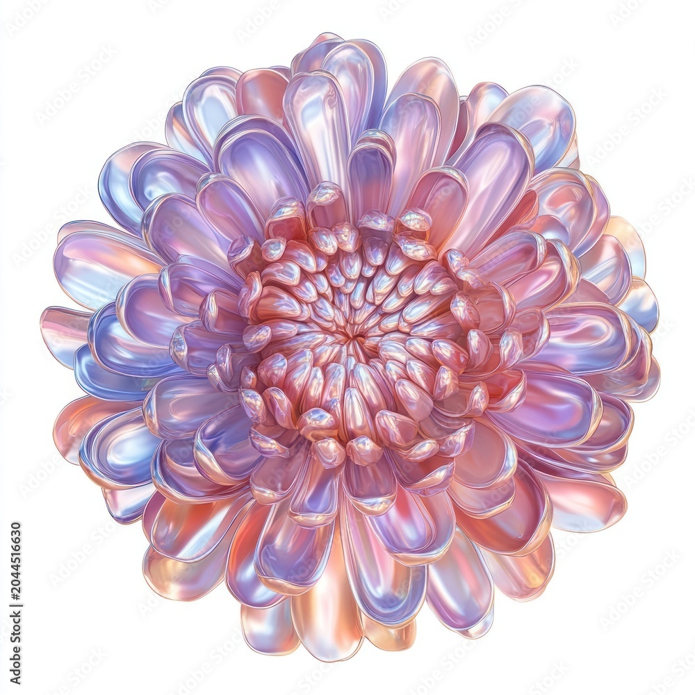 Obraz premium Chrysanthemum flower chrysanthemum illustration abstract.