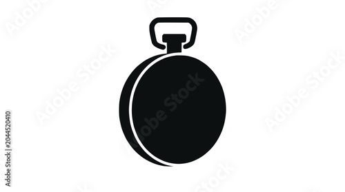 Canvastavla Antique pocket watch or stopwatch icon.