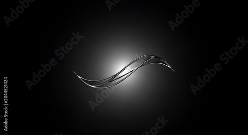 abstract background with a glowing lines