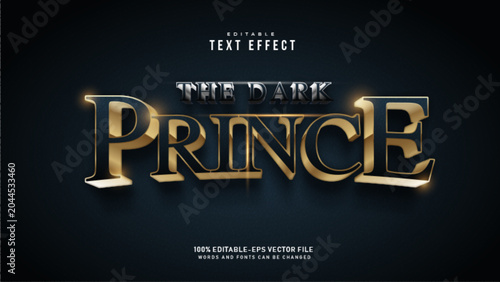 Photos Dark Prince Text Effect