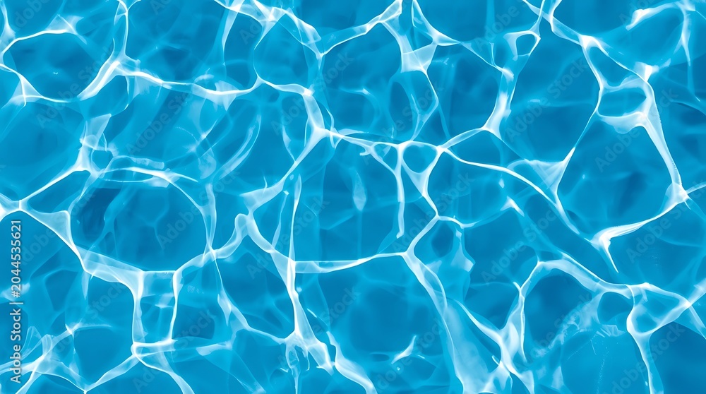 Obraz premium Abstract View of Sparkling Blue Water Surface.