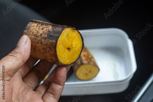 boiled banana, lunch box for cholesterol diet