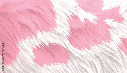 Fotografia Luxury pink fur vector background