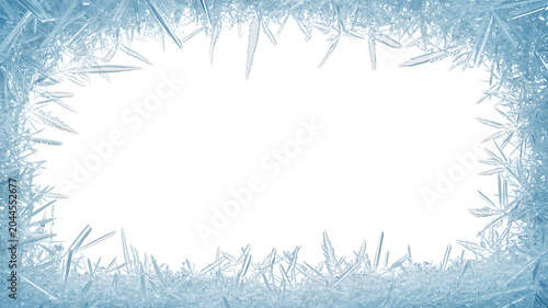 Frozen Frosty Border Frame