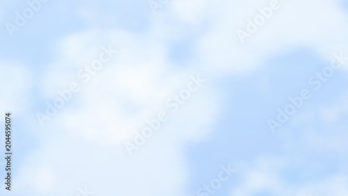 A Soft Watercolor Abstract Background Featuring Light Blue Clouds for a Serene Atmosphere