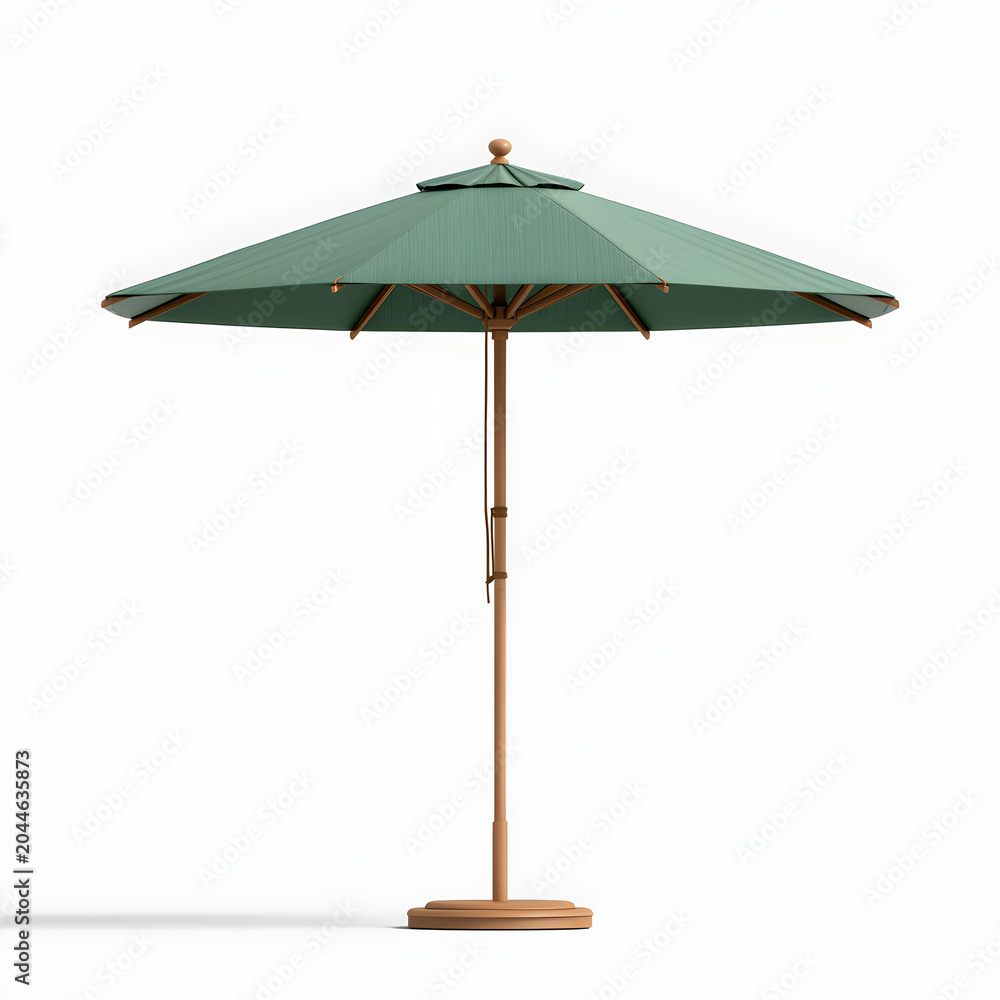 Obraz premium beach umbrella isolated on white