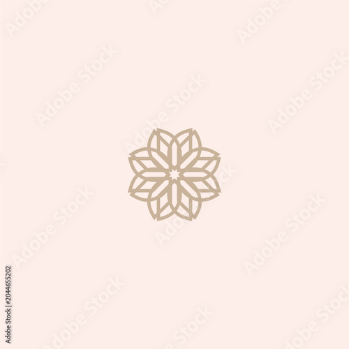 snowflakes on a white background,logo