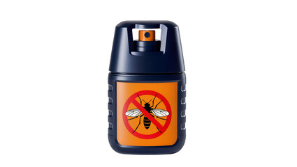 Insect repellent spray can with no mosquito symbol