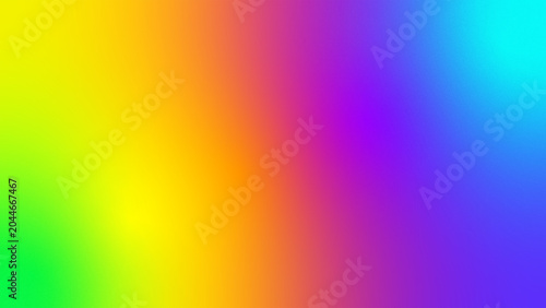 Cuadro en lienzo Abstract rainbow gradient background with texture noise set