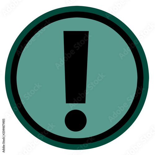 Warning Notification Icon in Exclamation Mark