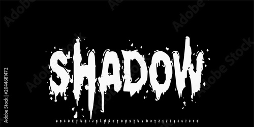 Canvastavla Shadow Graffiti, street art culture,
Bold graffiti brush font with dripping paint style, perfect for street posters, urban branding, and edgy designs