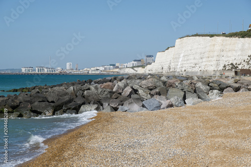 Coastline at Rottingdean near Brighton, East Sussex, England