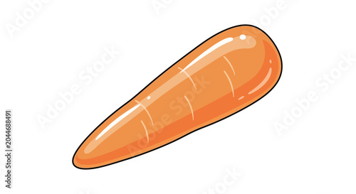 Slika na platnu Fresh orange carrot vegetable.