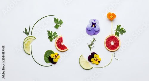 Fresh Fruit and Vegetable Healthy Food.