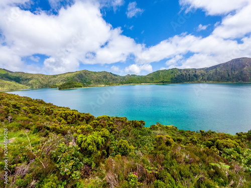 Lagoa do Fogo in Sao Miguel biggest island of Azores