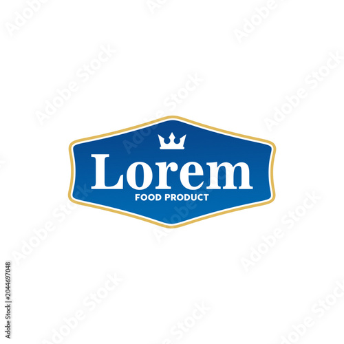 food logo sticker label Vegan Organic Natural sign symbol modern design.