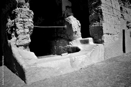 High Contrast Casa Grande National Monument Black and White