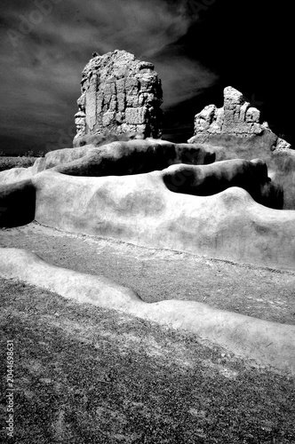 High Contrast Casa Grande National Monument Black and White