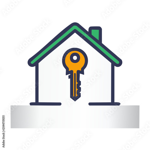 House and key icon