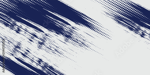 Fotografija Abstract halftone wave dots background
