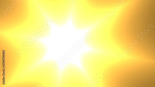 Sunlight flare glows with a soft golden hue in a bright abstract composition that provides a sense of warmth and energy for diverse digital design projects.