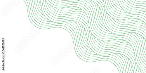 farm green banner, organic abstract background with fields. wavy green lines, natural organic products.