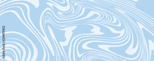 Abstract background seamless pattern with colorful waves. Trendy vector illustration in retro psychedelic style vector illustration