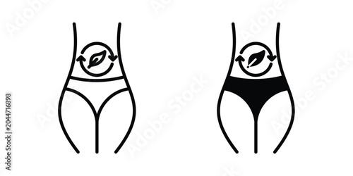 Photography Detox icon editable stroke Line pack. Clipart icon set