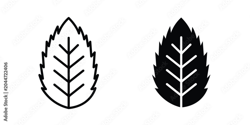 Obraz premium Mint icon editable stroke Line pack. Clipart icon set