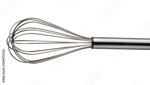 Obraz na plátne Stainless steel balloon whisk with metal handle