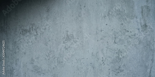 Grunge concrete wall texture background with rough aged cement surface, gray stone pattern, dirty vintage worn material and blank industrial backdrop design