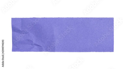 Animated torn paper strip on green screen background, crumpled paper texture reveal, stop motion collage element with alpha channel.