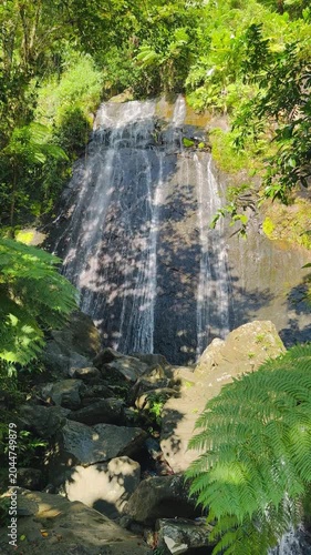 The El Yunque National Park in Puerto Rico is a beautiful rainforest with waterfalls and hiking trails.