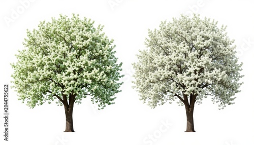 Blooming trees in spring nature photography outdoor scene vibrant environment close-up view natural beauty