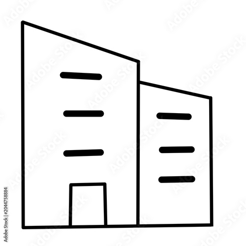 Modern Building Icon