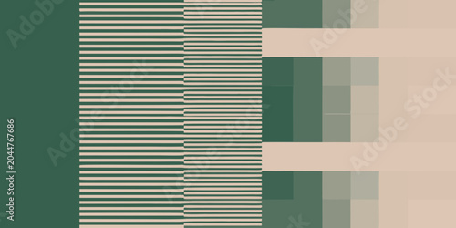 progression from solid blocks to fine horizontal lines