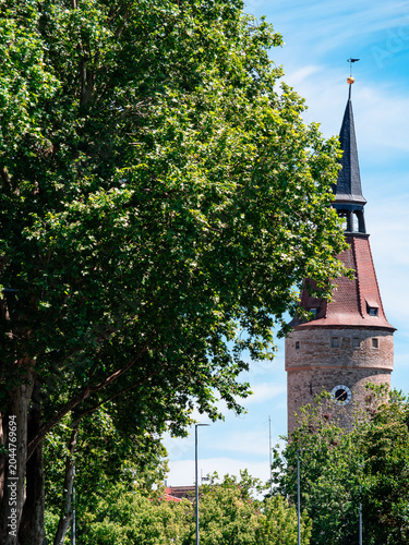 Tower of the city Kitzingen 
