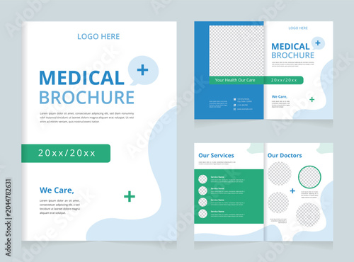 Medical Brochure Template | Editable Healthcare, Clinic Brochure Design