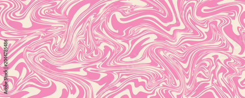 abstract seamless pattern. gouache painting. paint brush strokes, exotic wavy lines. 80s style