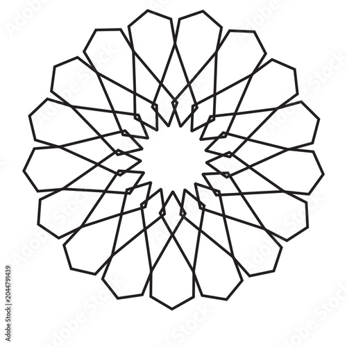 Modern Abstract Geometric Seamless Pattern