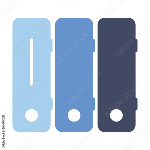Set of three vector-designed water bottles in light blue and dark gray colors showcasing modern hydration solutions